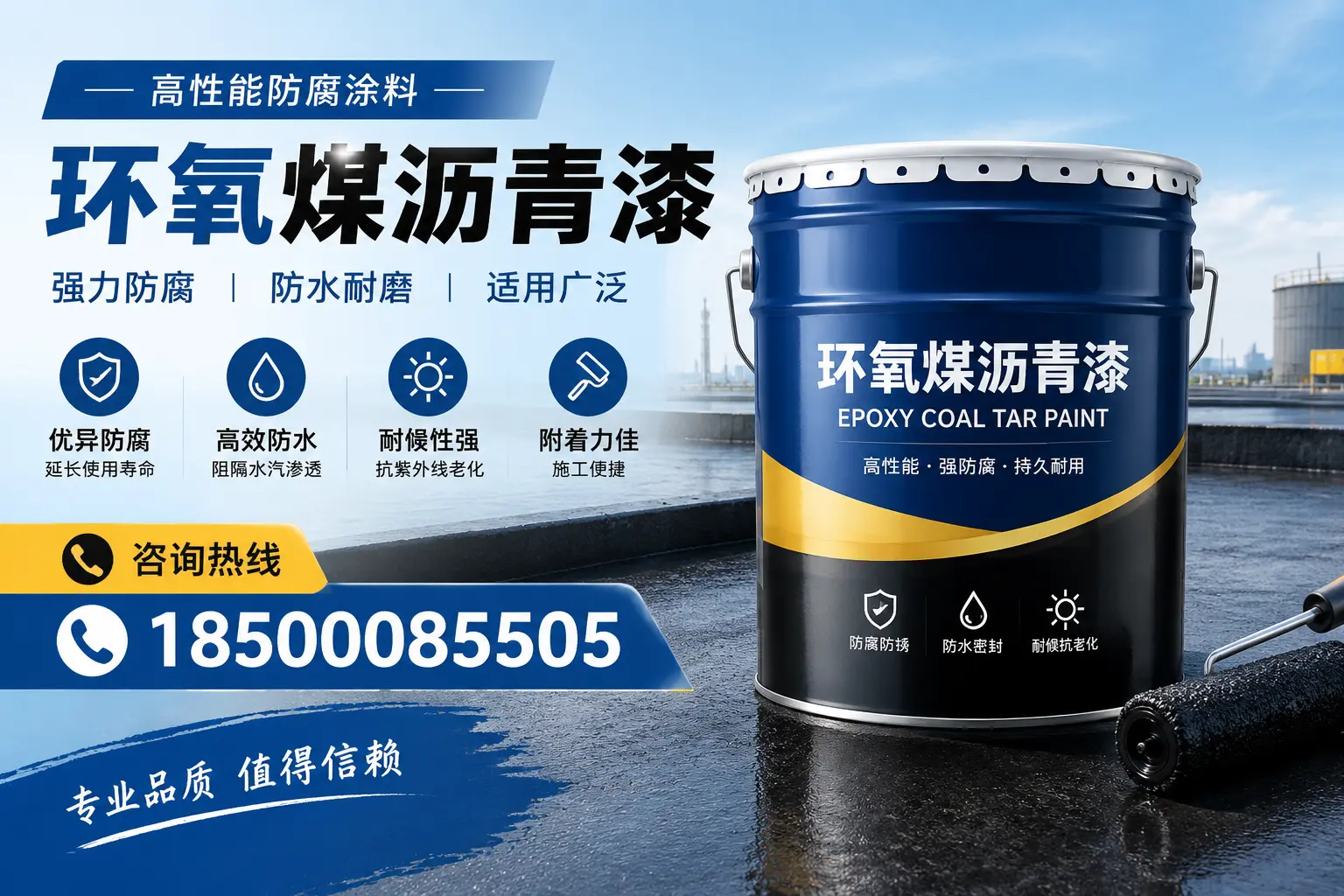 环氧煤沥青漆的主要成分与功能，乐东用户深度了解